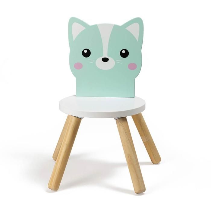 Chaise enfant en bois Vert