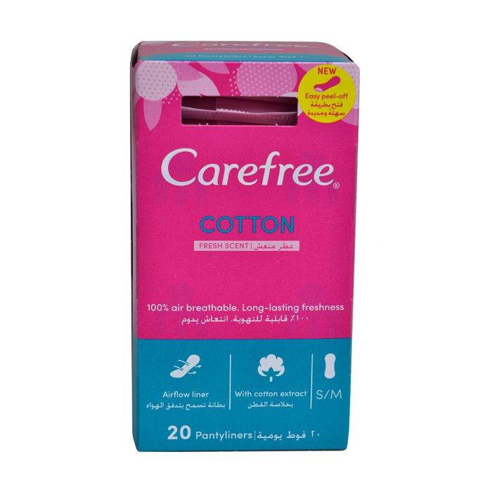 PS CAREFREE COTON ALOE VERA 20U