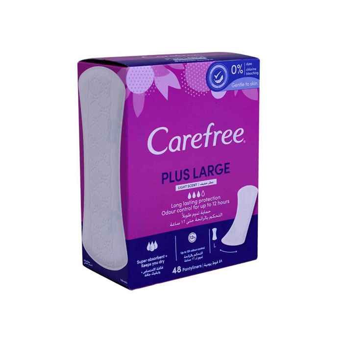 Protège-slips plus large x48 unités - CAREFREE