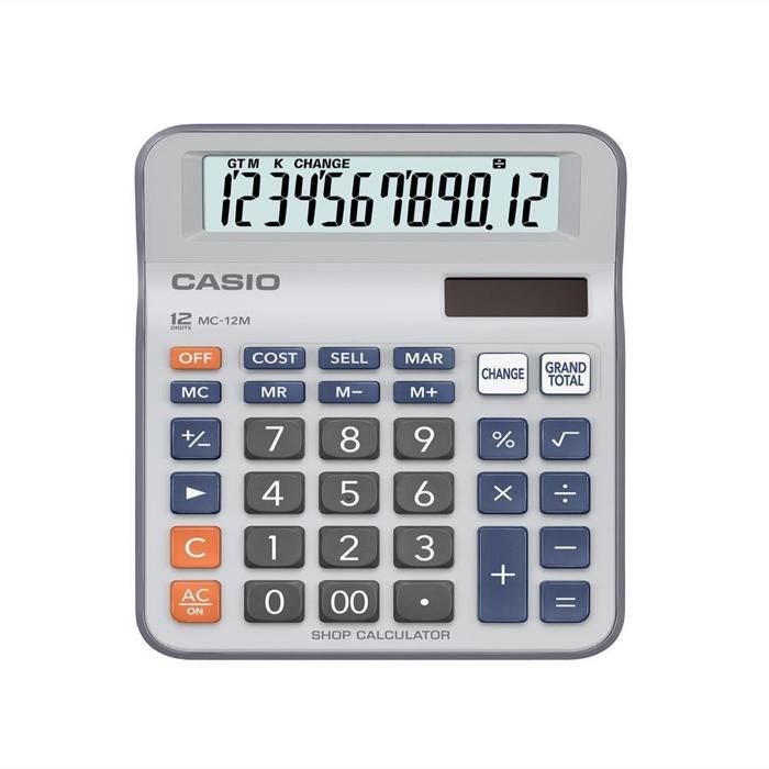 Calculadora Casio Tienda Y Campo Mc 12M