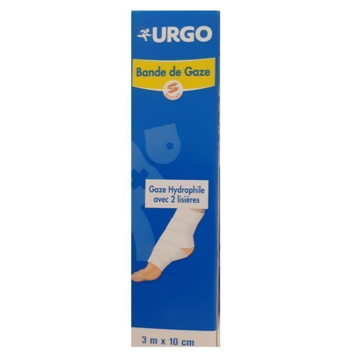 BANDE DE GAZE   (URGO)   3*10CM