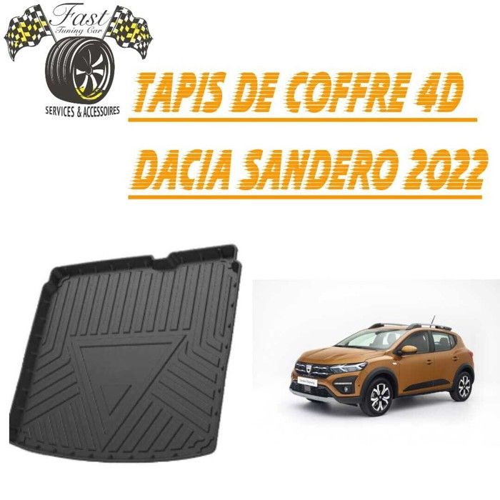 Tapis de coffre 4D DACIA SANDERO 2022