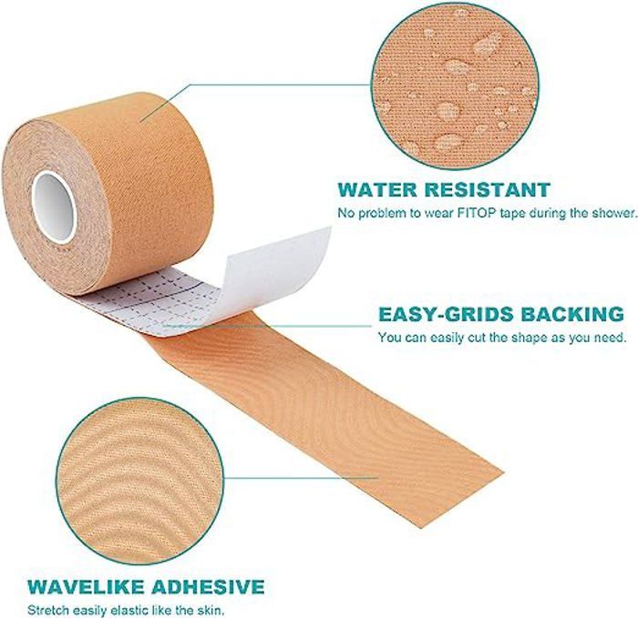 BANDE KINESIOLOGIE BEIGE 50CM*5M