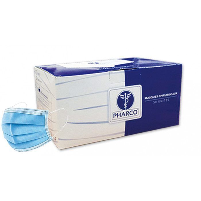 BAVETTE PHARCO BLEU BOITE DE 50