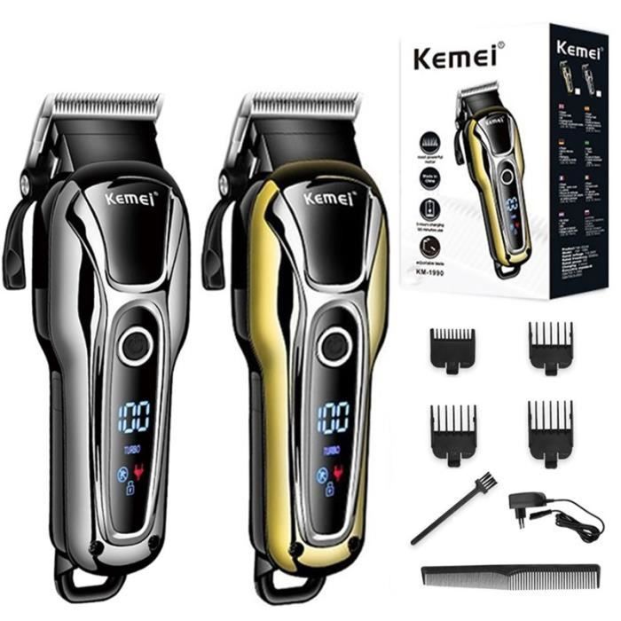 tondeuse à cheveux professionnelle pour hommes, appareil de coiffure à moteur à deux