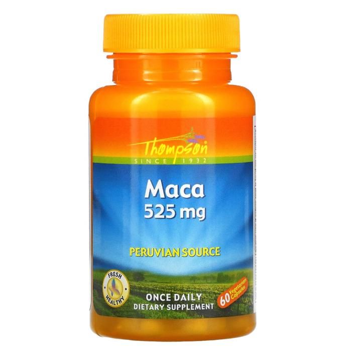 Thompson, Maca, 525 mg, 60 capsules végétariennes