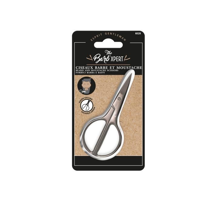 CISEAUX MOUSTACHE SOFT TOUCH THE BARB' XPERT