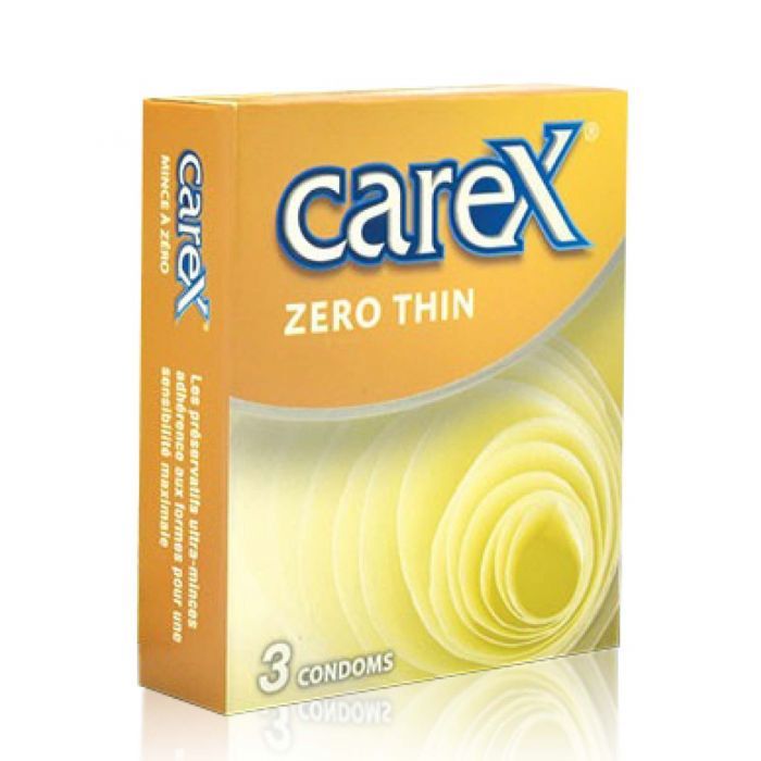 PRESERVATIF ZERO THIN *3      CAREX