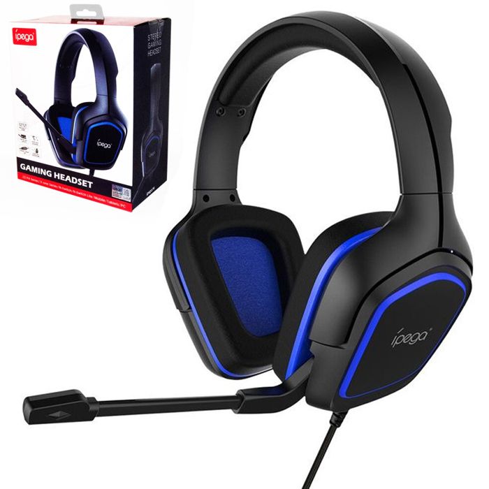 Gaming Casque Gamer de jeu VIDEO filaire à réduction de bruit avec micro