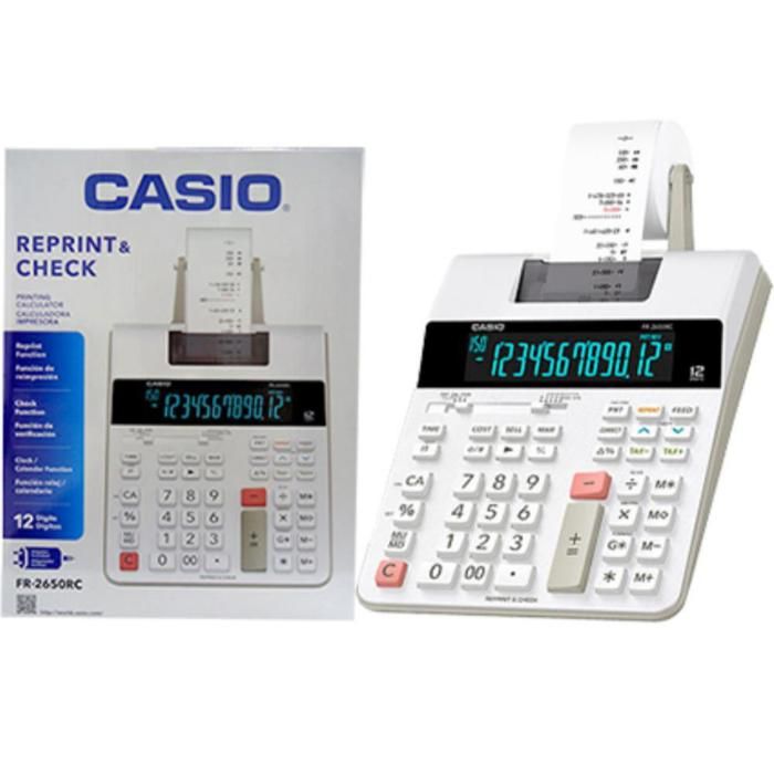 Calculadora Casio De Rollo FR-2650RC