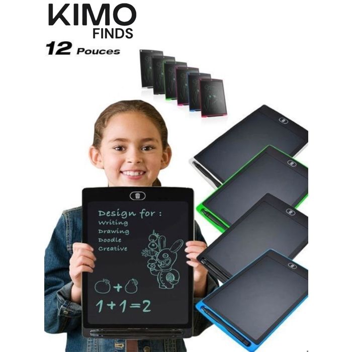 Tablette de Dessin LCD pour Enfant de 12 Pouces, Outils de Peinture, Planche d'Écriture Électronique, Jouets Éducatifs pour Garçons