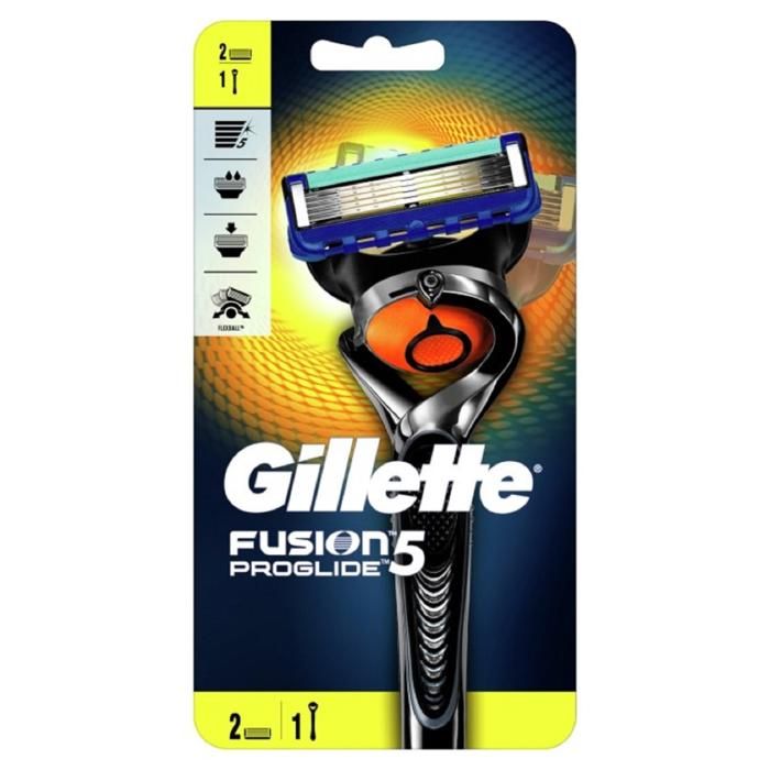 Gillette Rasoir Système Fusion 5 Proglide Flexball + 1 Recharge