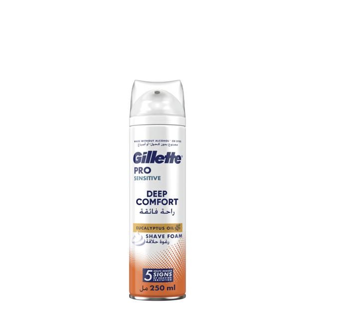 Gillette Pro Sensitive Mousse à Raser Comfort - 250 ml
