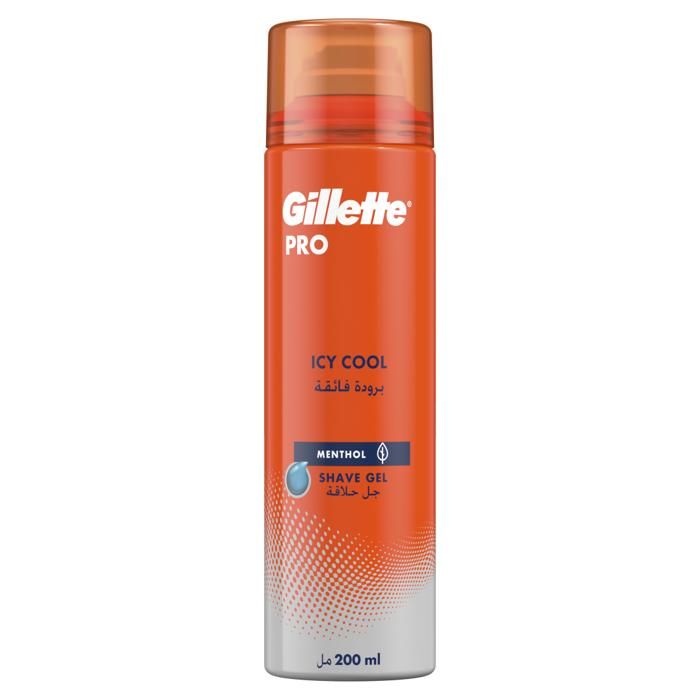 Gillette Pro Gel à Raser Icy Cool Menthol - 200 ml
