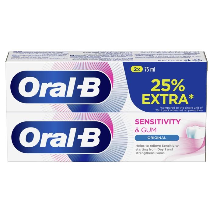 Oral B Dentifrice Blancheur Sensitivity & Gum  - 75 ml