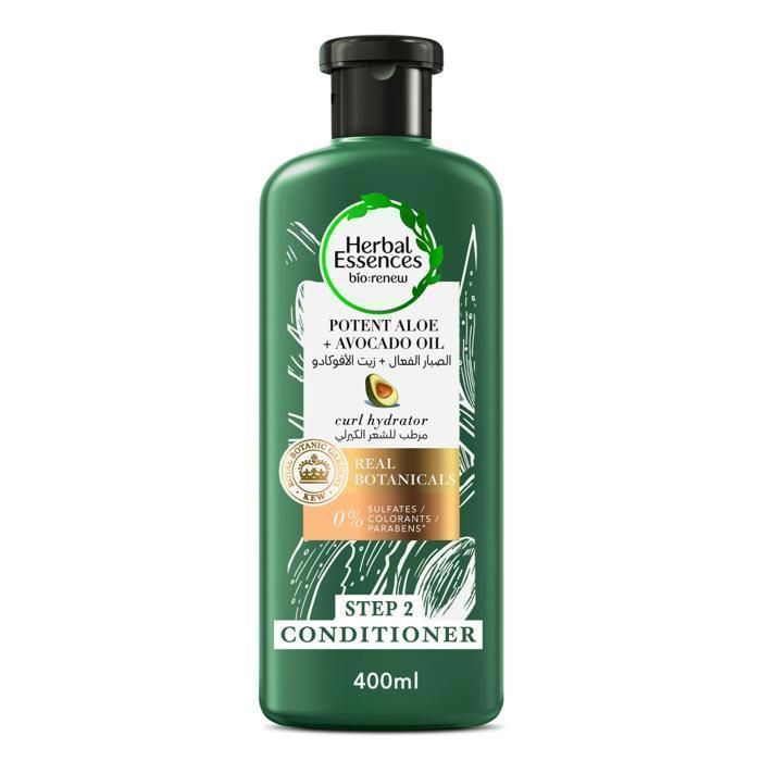 Herbal Essences Après-Shampoing Sans Sulfates à l'Aloe Vera et à l'Avocat - 400ml