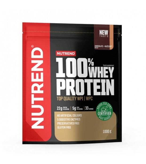 100% Whey protein 1000g ( chocolate hazelnut )