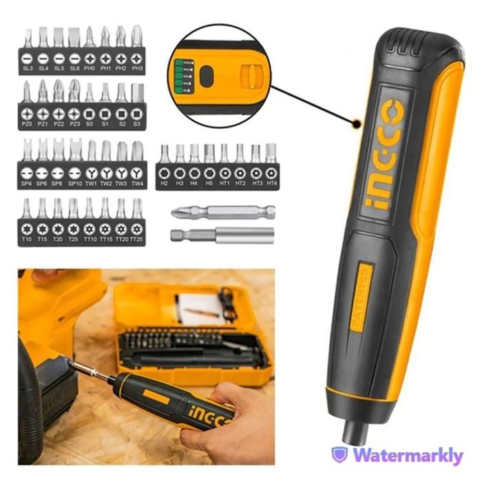 VISSEUSE SANS FIL A BATTERIE LI-ION 4V 46pcs