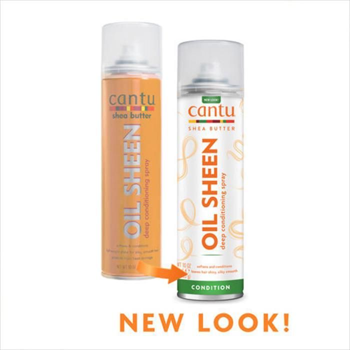 Cantu Classics Spray Acondicionador De Rizos Oil Sheen Deep Conditioning Spray 10 Oz.