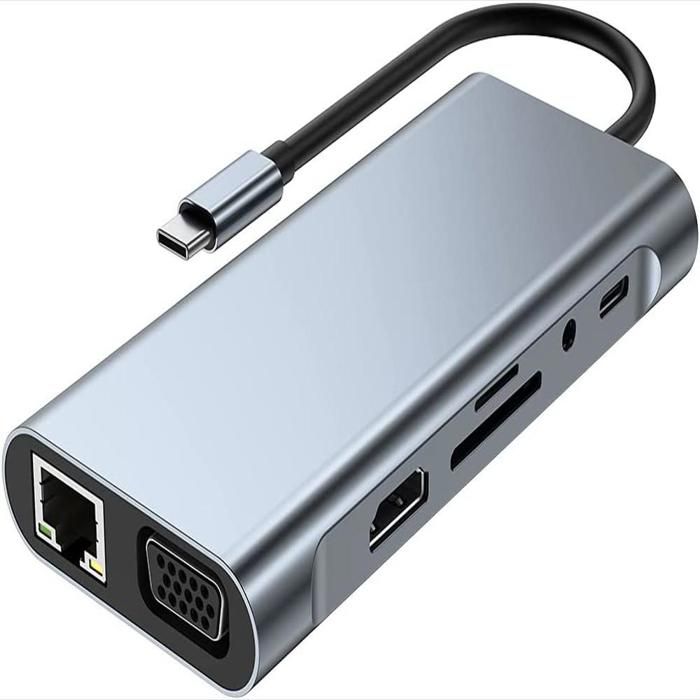 Adaptador Tipo C 4K/ 11 In 1