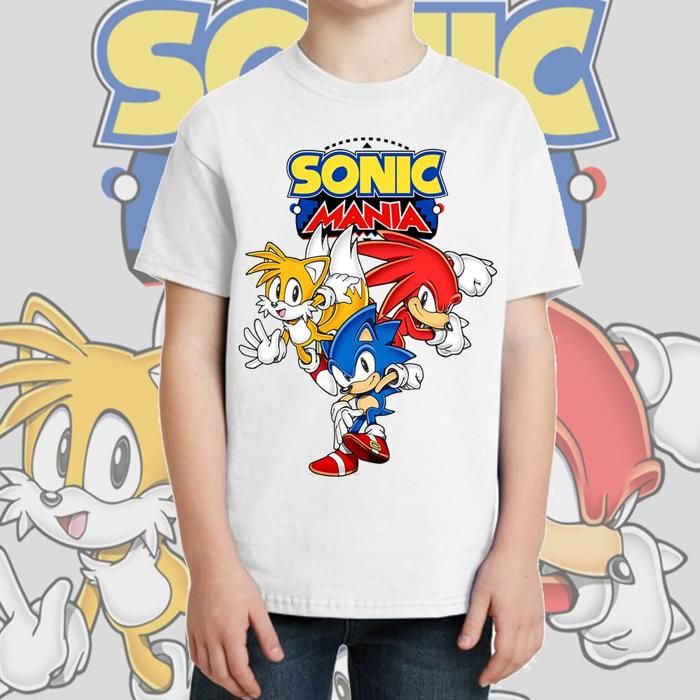 T-shirt - SUBLIMA - Sonic - Blanc - Enfant - Manches courtes