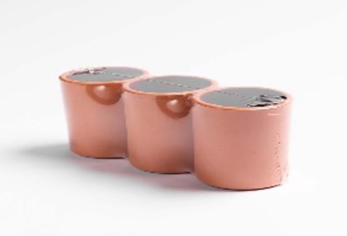 Lot de 3 Tasses en Argile