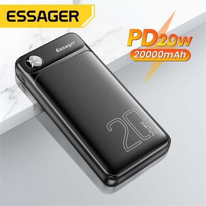 Chargeur de batterie externe portable 20W de 20000 mAh, pour iPhone, power bank, portable, charge rapide, PD