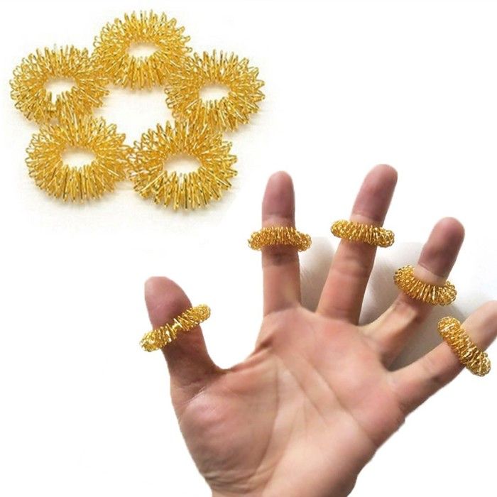 Fidget Sensory Rings Doré