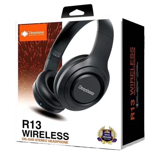 Casque Bandeau Sans Fil Microphone Portable Deepbass R13 écouteurs stéréo de jeu Pour téléphone smartphone