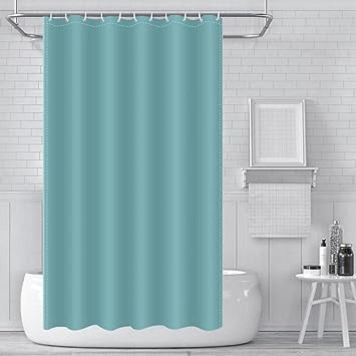 Rideau douche 180*180cm vert  bathlux