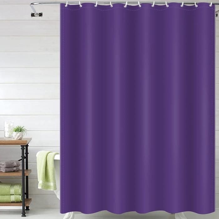 Rideau douche 180x180 bathlux violet polyester