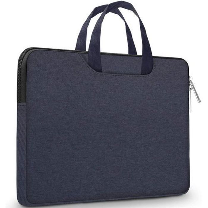 Sacoche 13.3 Housse imperméable Mac et PC Portable en Toile intérieur antichocs