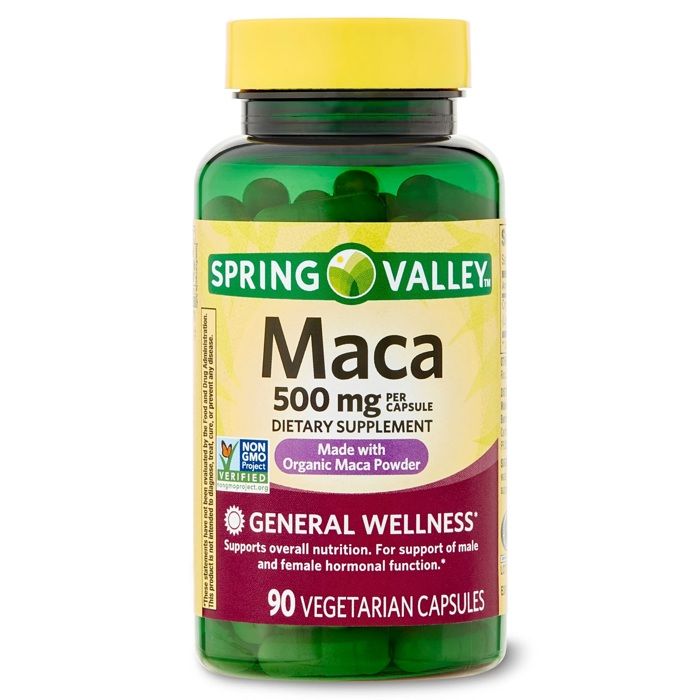 Spring valley Maca, 500 mg, Santé reproductive - 90 Capsules - Made in USA