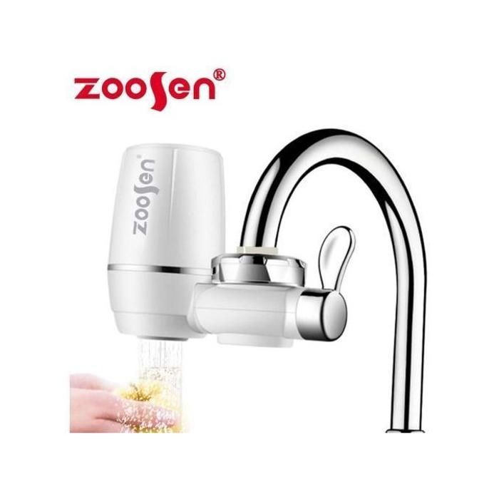 Filtre À Eau En Céramique Purificateur D'eau De Robinet Anti Bactérien Avec Cartouche Charbon Actif