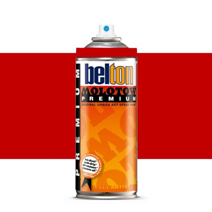 BOMBE DE PEINTURE BELTON PREMIUM 400ML - 033-Rouge Signal