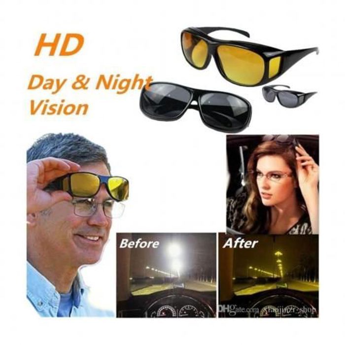 Pack de 2 Lunettes Hd Vision Jour & Nuit