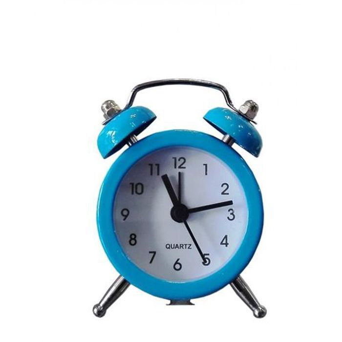 Petit Horloge Réveil-bleue