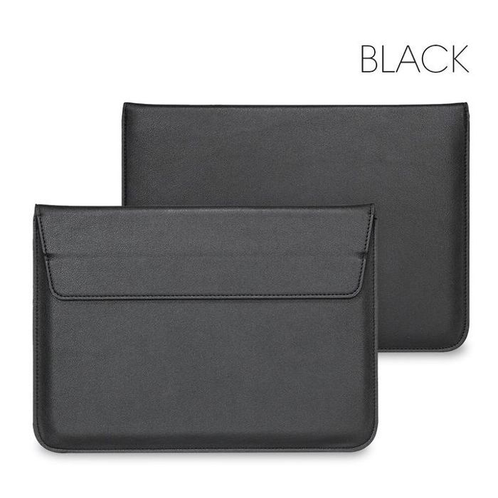 Housse en feutre de laine pour PC portable / macbook / ipad /12/13/14/15.4 Noir