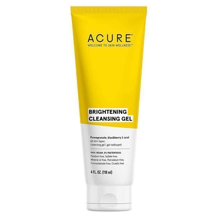 Acure Organics Gommage visage éclaircissant, tous types de peau 118 ml -Made In USA