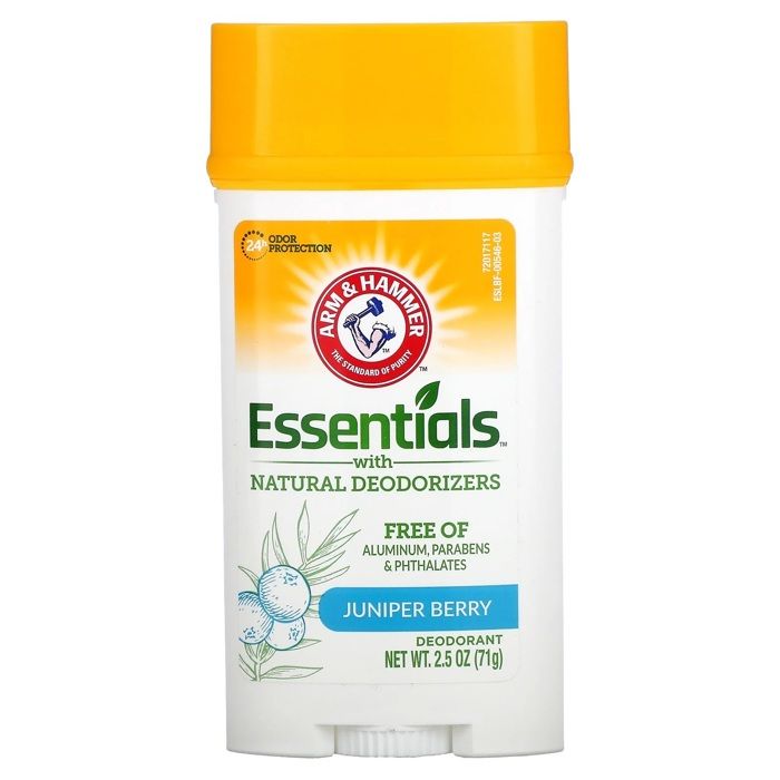 Arm & Hammer Essentiels avec Désodorisants Naturels, Déodorant, Baies de Genévrier, 71 g -Made in USA