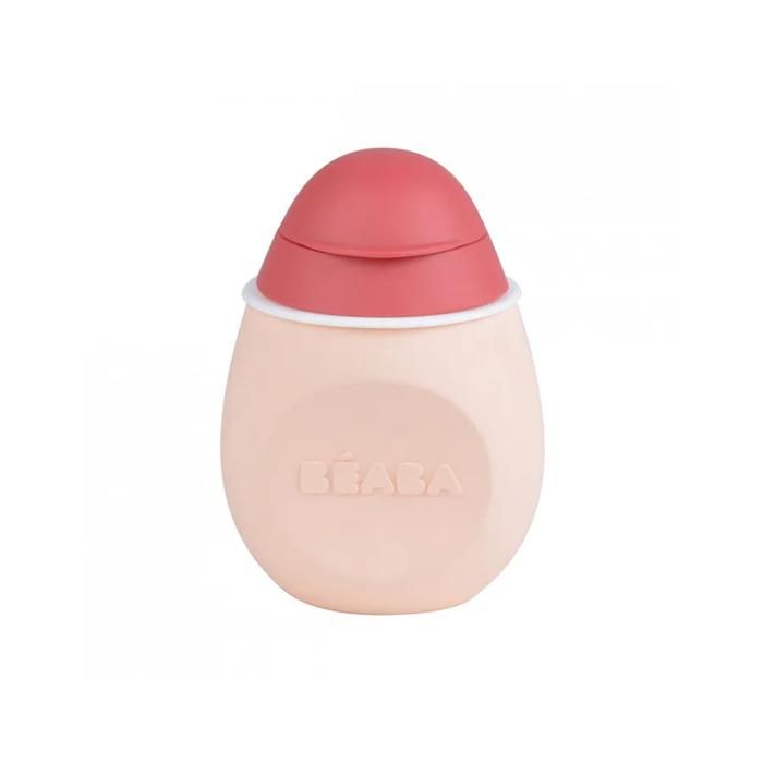Gourde BabySqueez 180 ml 2 en 1 rose