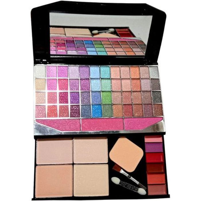 Palette de maquillage, tout en 1,Visage et lèvres et Yeux et Contour.