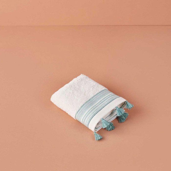 Serviette de visage - Capri - 50 x 80 cm - 100% coton - Certifié OEKO-TEX - Vert