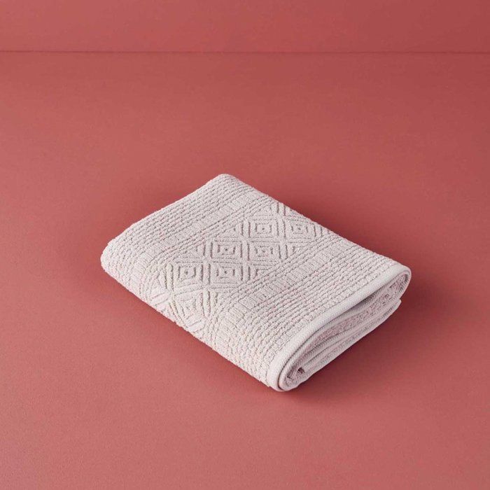 Serviette de toilette Helena 100% coton Beige (50x75 cm)