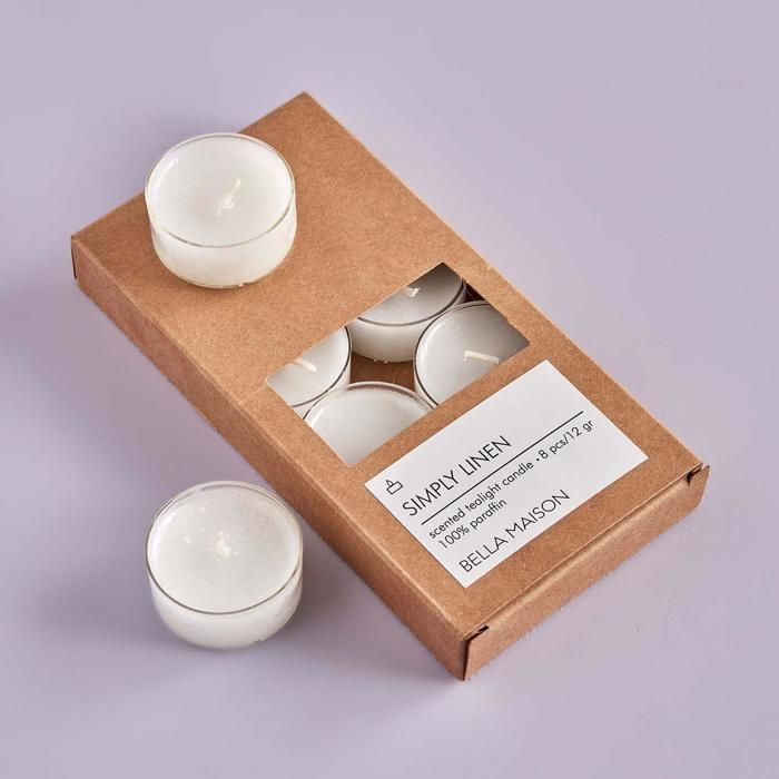 Simply Linen 8 bougies chauffe-plat