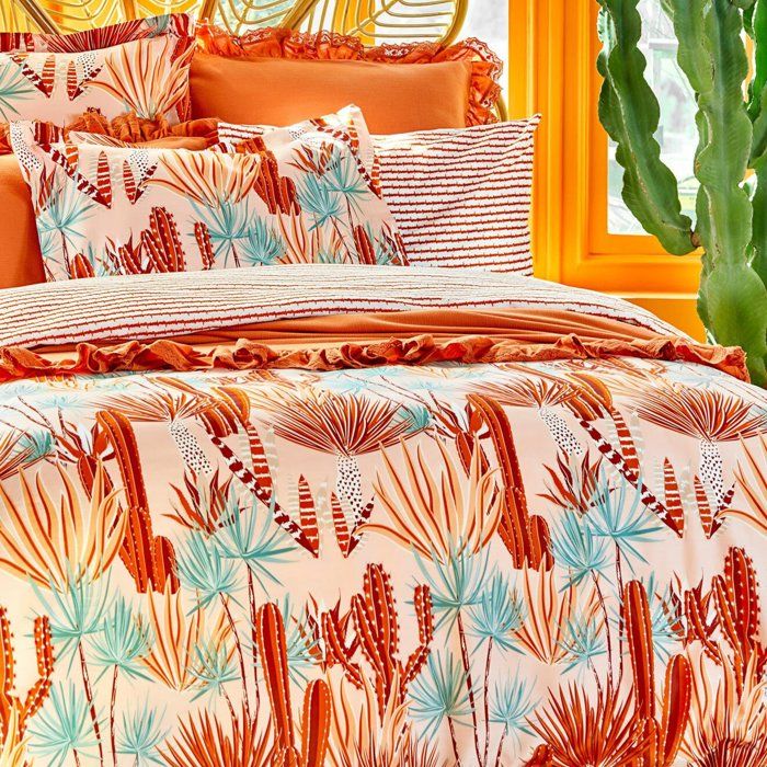 Ensemble de housse de couette King Size 100 % satin de coton (240 x 220 cm)