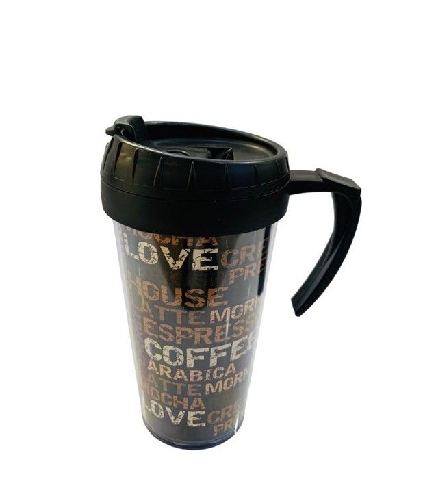 Tasse a  cafe avec poignee motif coffee 540cc