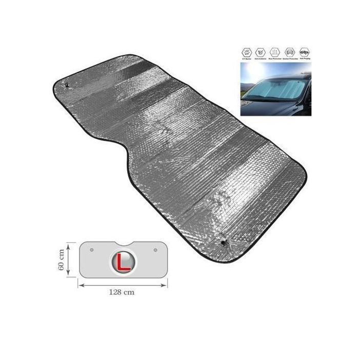 Couvre Pare-brise Parapluie pliable en titane et argent