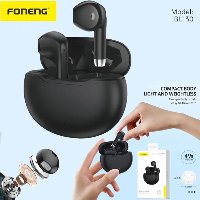 Écouteurs Bluetooth TWS FONENG (BL130) V5.3 / Casque de qualité HD Sound MEILLEUR Son NOUVEAUTÉ