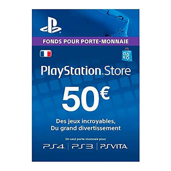 PLAYSTATION PS4 LIVECARDS PLAYSTATION 50